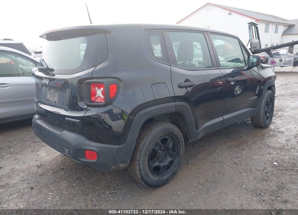2015 JEEP RENEGADE SPORT VIN: ZACCJBAT0FPB63396