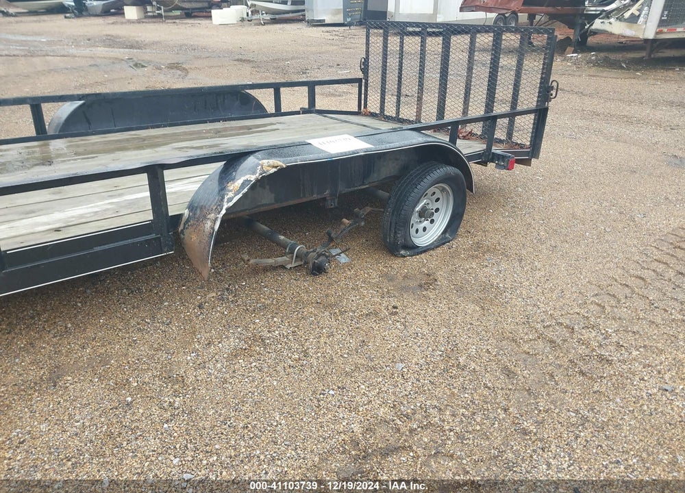 2021 PRECISION 7X16 UTILITY TRAILER VIN: 7KL1U1623MB002664