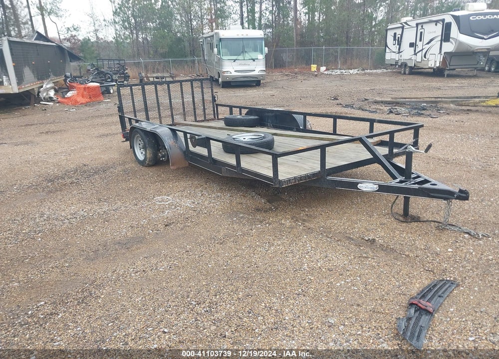 2021 PRECISION 7X16 UTILITY TRAILER VIN: 7KL1U1623MB002664