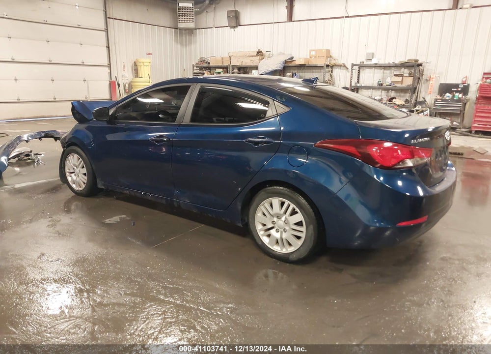 2016 HYUNDAI ELANTRA SE VIN: 5NPDH4AEXGH746142