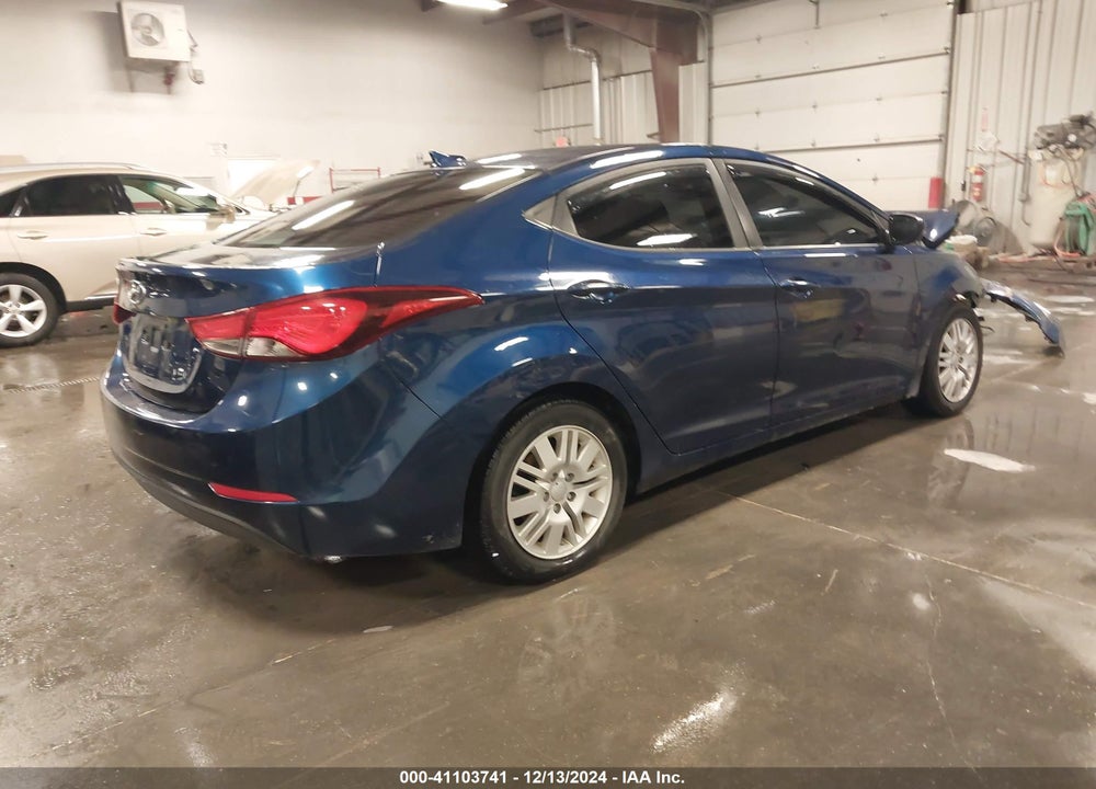 2016 HYUNDAI ELANTRA SE VIN: 5NPDH4AEXGH746142