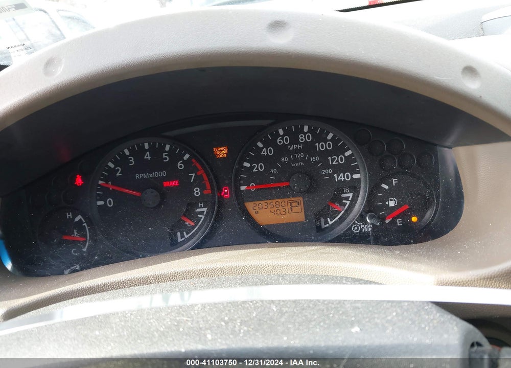 2007 NISSAN XTERRA S VIN: 5N1AN08U37C521702