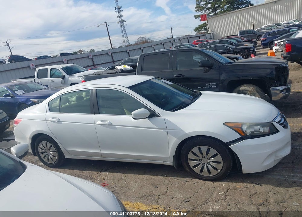 2012 HONDA ACCORD 2.4 LX VIN: 1HGCP2F3XCA236497