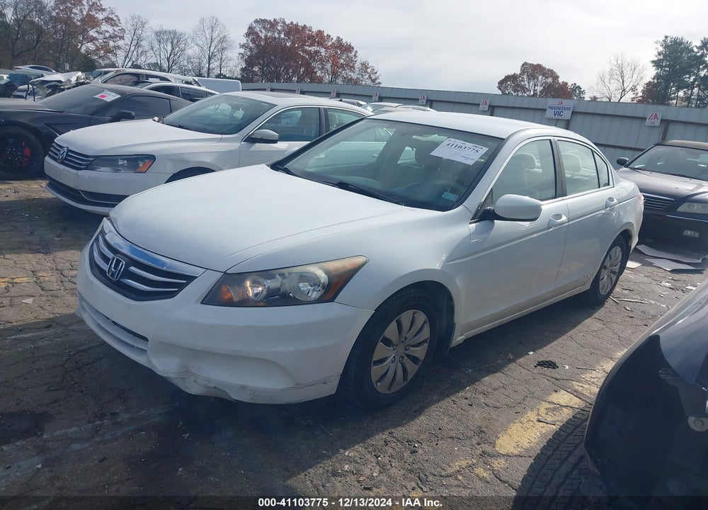 2012 HONDA ACCORD 2.4 LX VIN: 1HGCP2F3XCA236497