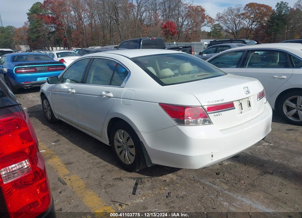 2012 HONDA ACCORD 2.4 LX VIN: 1HGCP2F3XCA236497