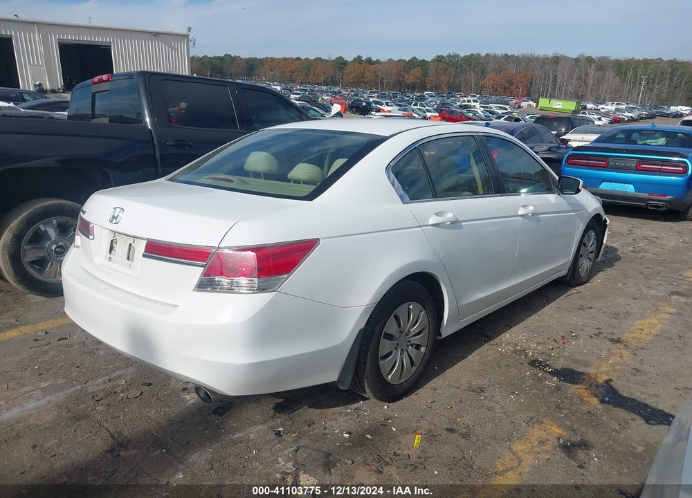 2012 HONDA ACCORD 2.4 LX VIN: 1HGCP2F3XCA236497