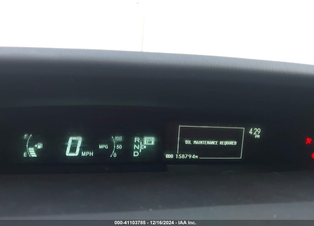 2010 TOYOTA PRIUS II VIN: JTDKN3DU0A5228920