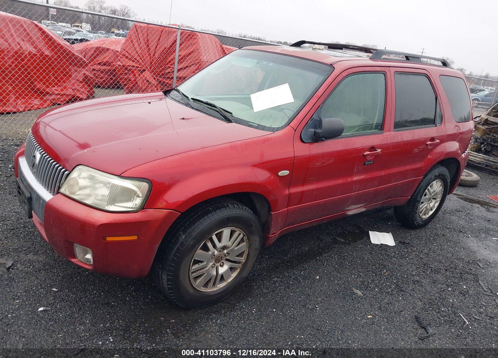 2005 MERCURY MARINER LUXURY/PREMIER VIN: 4M2CU57105DJ09825