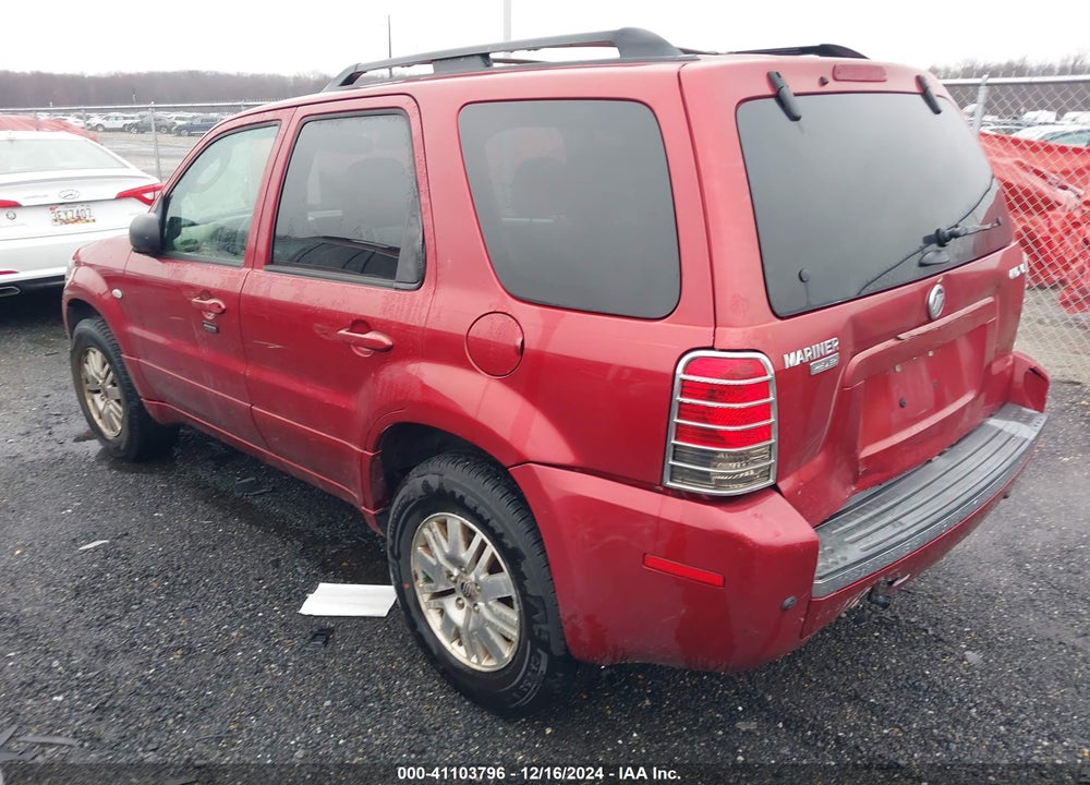2005 MERCURY MARINER LUXURY/PREMIER VIN: 4M2CU57105DJ09825