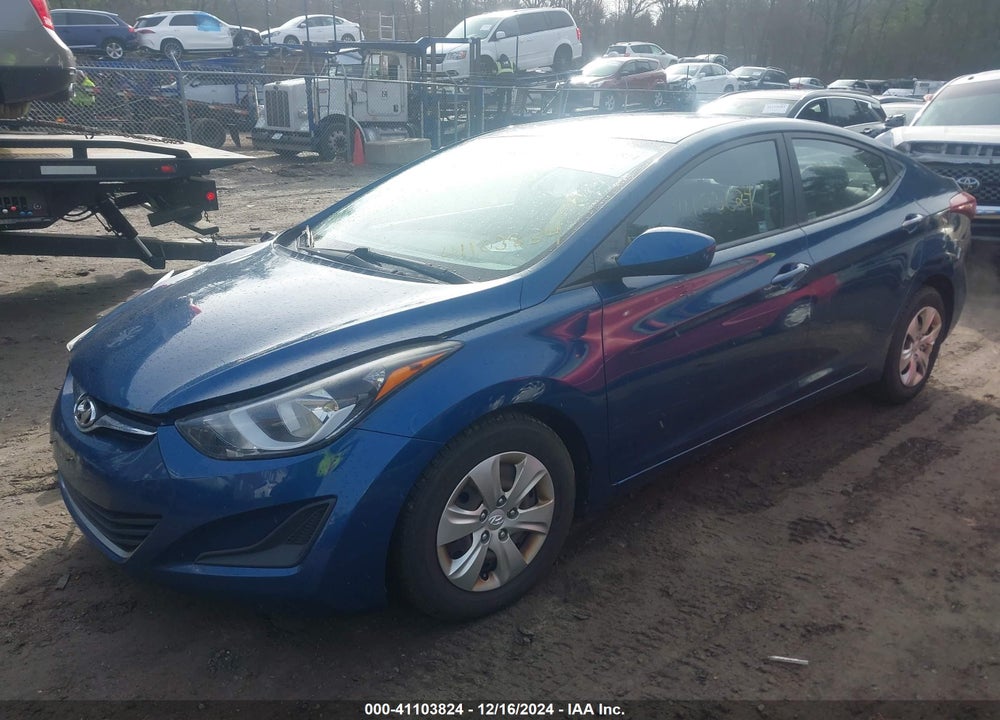 2016 HYUNDAI ELANTRA SE VIN: KMHDH4AE1GU571880
