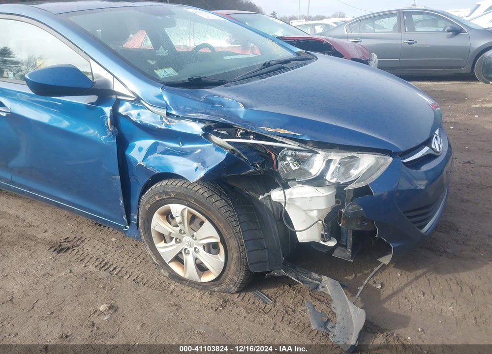 2016 HYUNDAI ELANTRA SE VIN: KMHDH4AE1GU571880