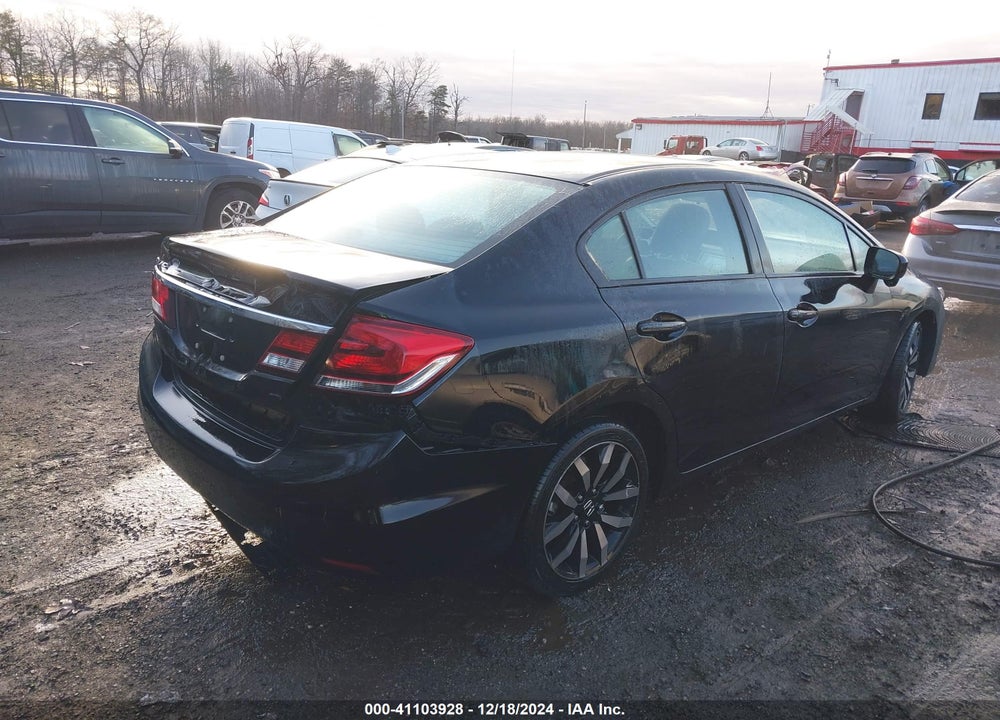 2014 HONDA CIVIC EX-L VIN: 2HGFB2F93EH529937