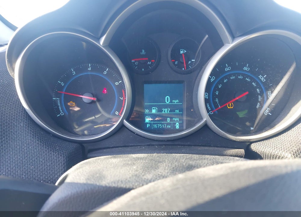 2012 CHEVROLET CRUZE 1LT VIN: 1G1PF5SC4C7170058