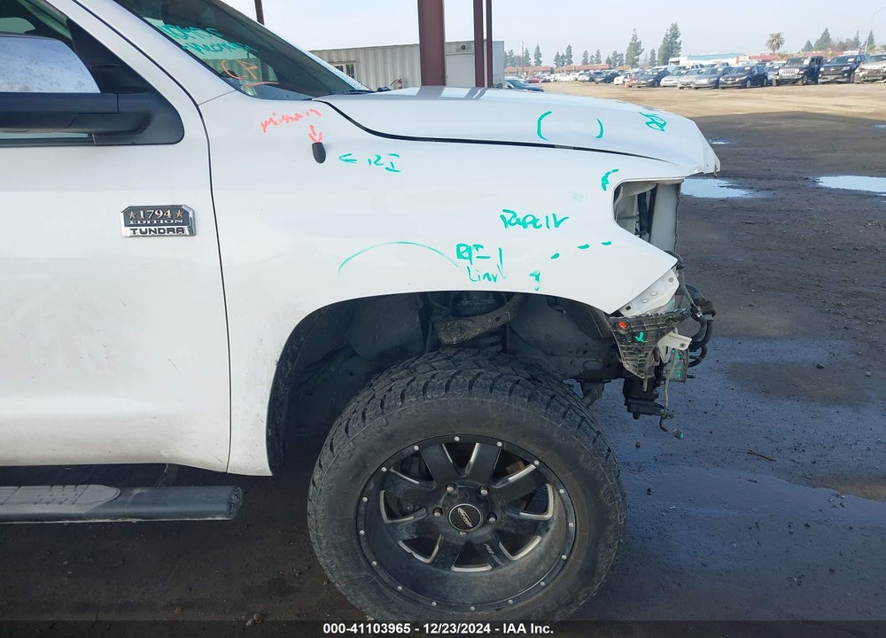 2016 TOYOTA TUNDRA 1794 5.7L V8 VIN: 5TFAY5F17GX564661