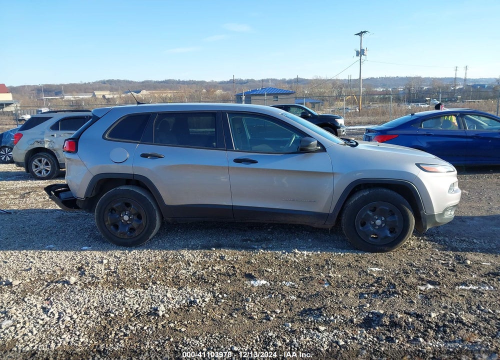 2016 JEEP CHEROKEE SPORT VIN: 1C4PJMAB4GW295596