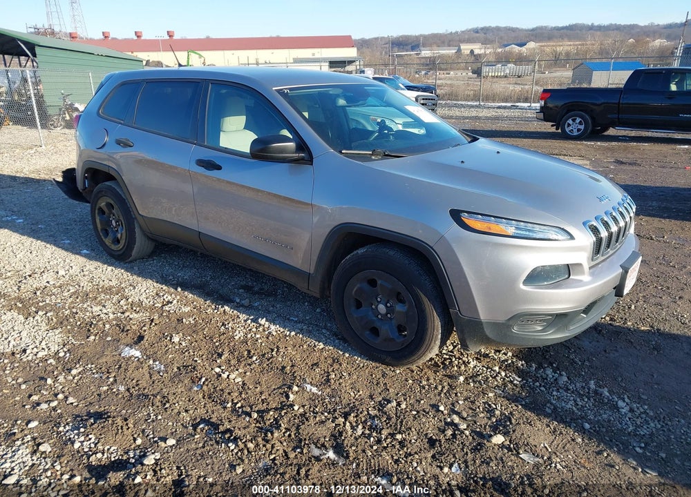 2016 JEEP CHEROKEE SPORT VIN: 1C4PJMAB4GW295596