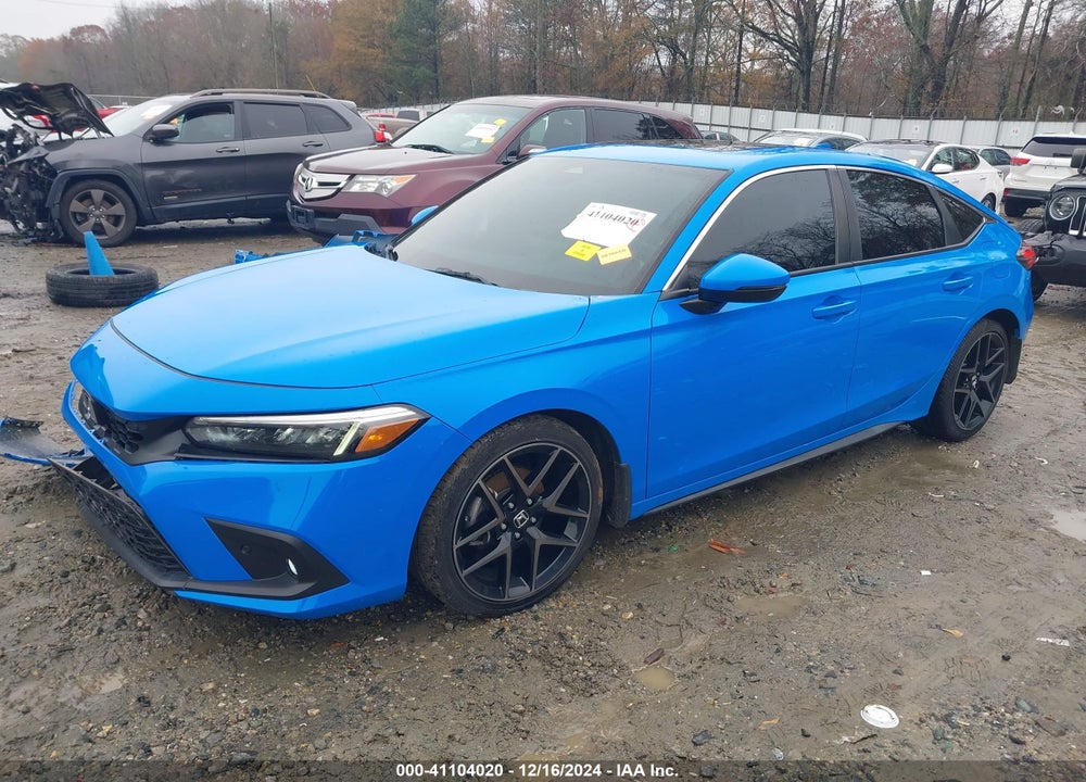 2022 HONDA CIVIC VIN: 19XFL1H85NE010281
