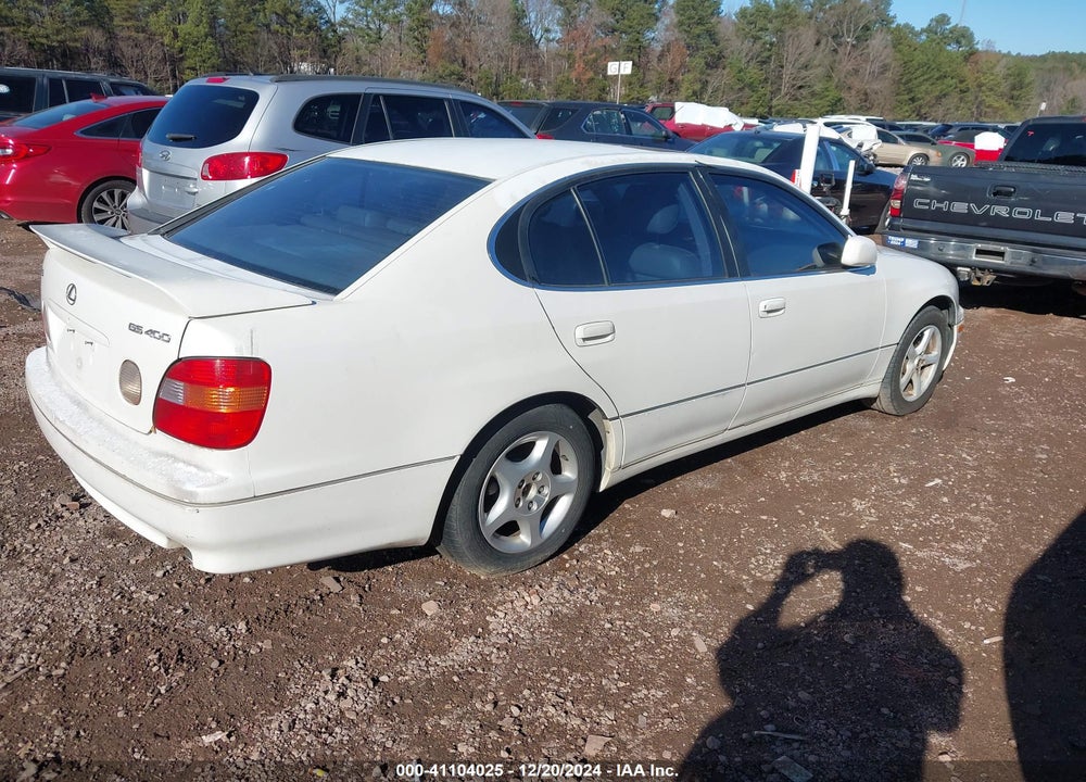 1998 LEXUS GS 400 VIN: JT8BH68X4W0007756