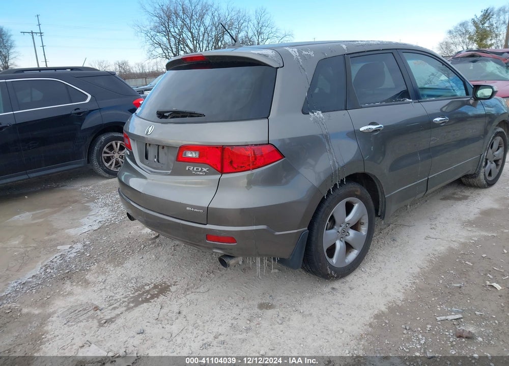 2008 ACURA RDX TECH PKG VIN: 5J8TB18508A015067