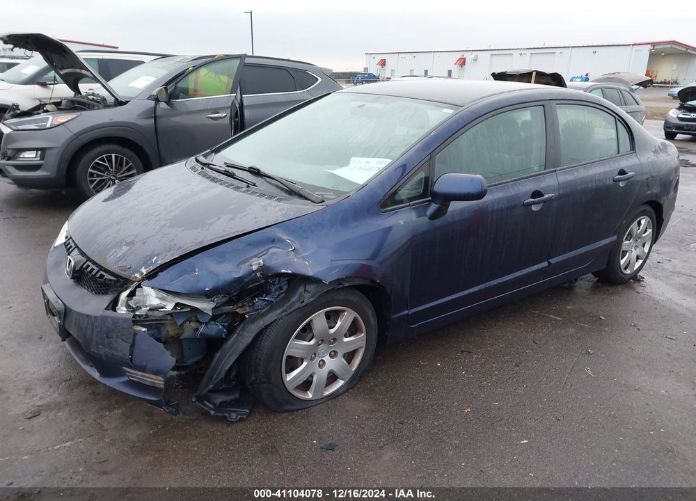 2010 HONDA CIVIC LX VIN: 2HGFA1F53AH529683
