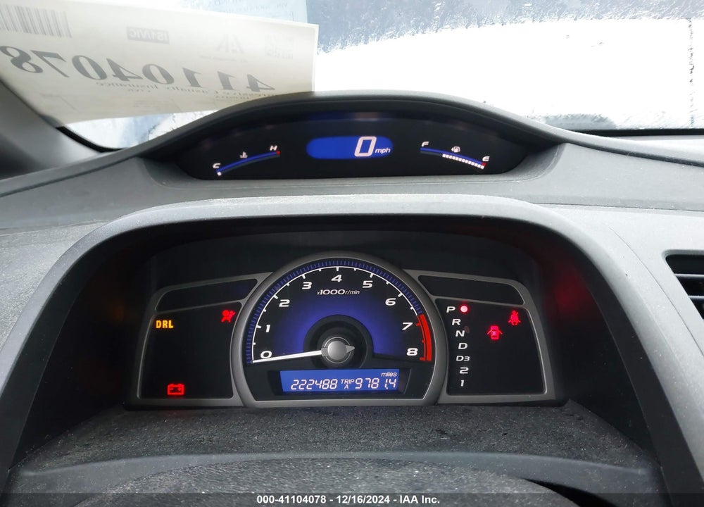 2010 HONDA CIVIC LX VIN: 2HGFA1F53AH529683