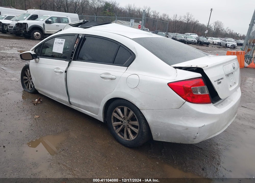 2012 HONDA CIVIC EX VIN: 19XFB2F81CE049149
