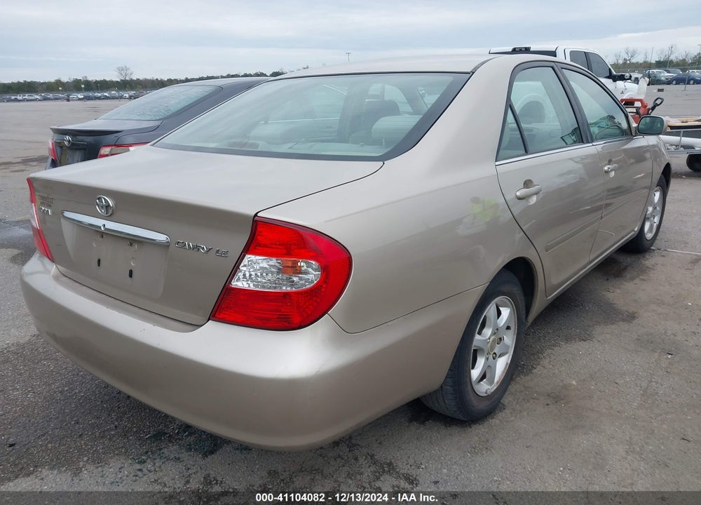 2004 TOYOTA CAMRY LE VIN: JTDBE32K940270456