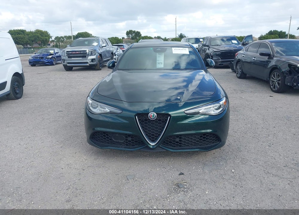 2021 ALFA ROMEO GIULIA TI SPORT RWD VIN: ZARFAMBN7M7649045