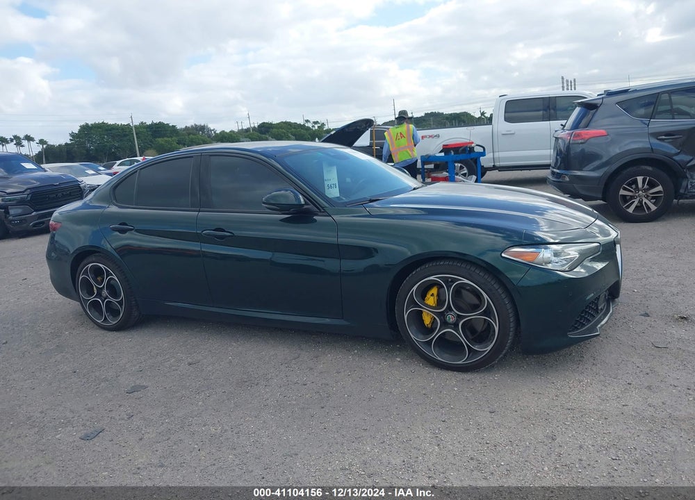 2021 ALFA ROMEO GIULIA TI SPORT RWD VIN: ZARFAMBN7M7649045