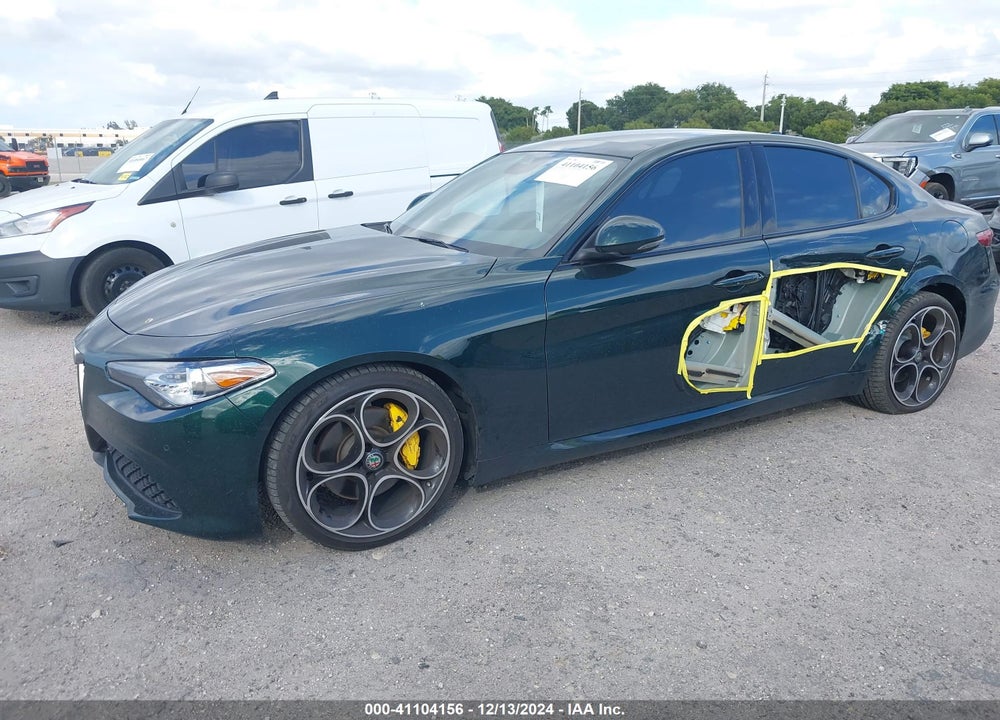 2021 ALFA ROMEO GIULIA TI SPORT RWD VIN: ZARFAMBN7M7649045