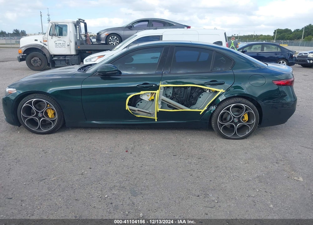 2021 ALFA ROMEO GIULIA TI SPORT RWD VIN: ZARFAMBN7M7649045