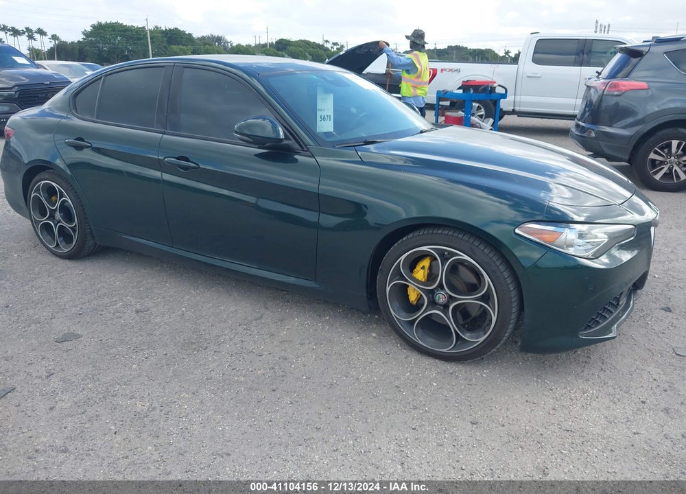 2021 ALFA ROMEO GIULIA TI SPORT RWD VIN: ZARFAMBN7M7649045