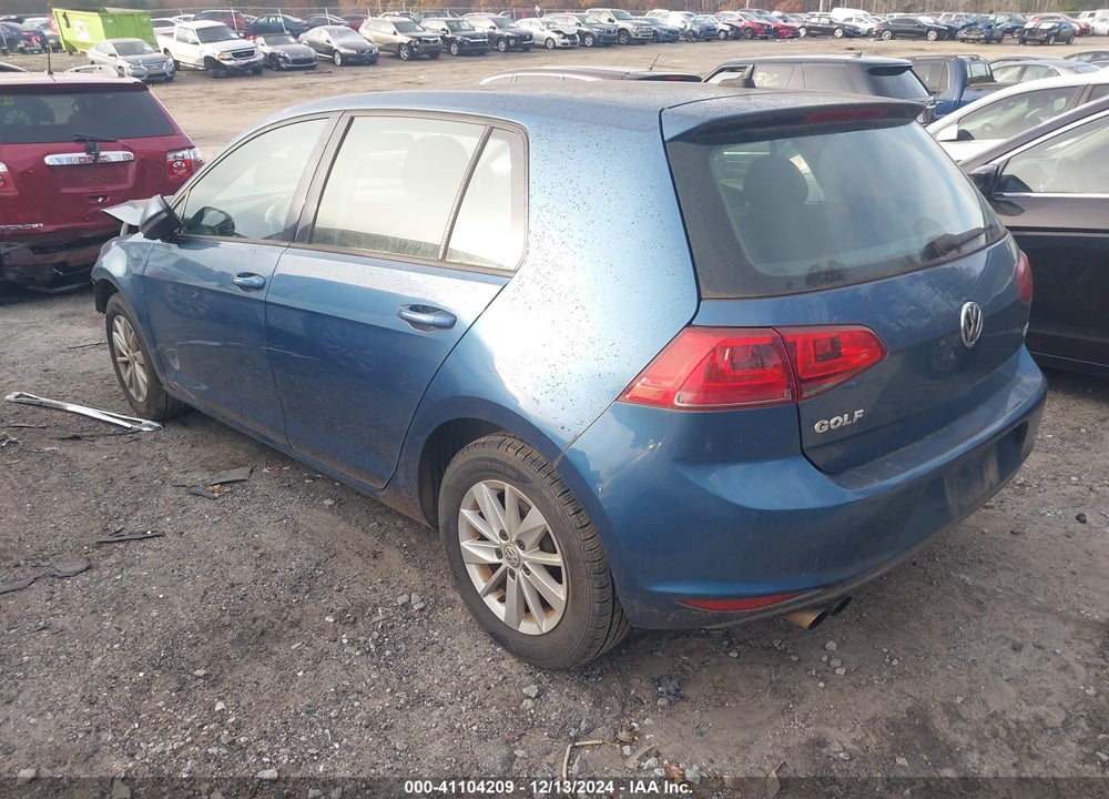 2016 VOLKSWAGEN GOLF TSI S 4-DOOR VIN: 3VW217AU3GM041789
