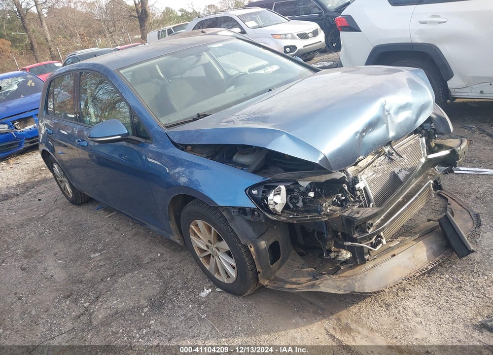 2016 VOLKSWAGEN GOLF TSI S 4-DOOR VIN: 3VW217AU3GM041789
