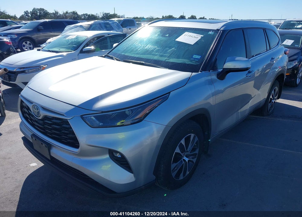 2023 TOYOTA HIGHLANDER HYBRID XLE VIN: 5TDKBRCH3PS136588