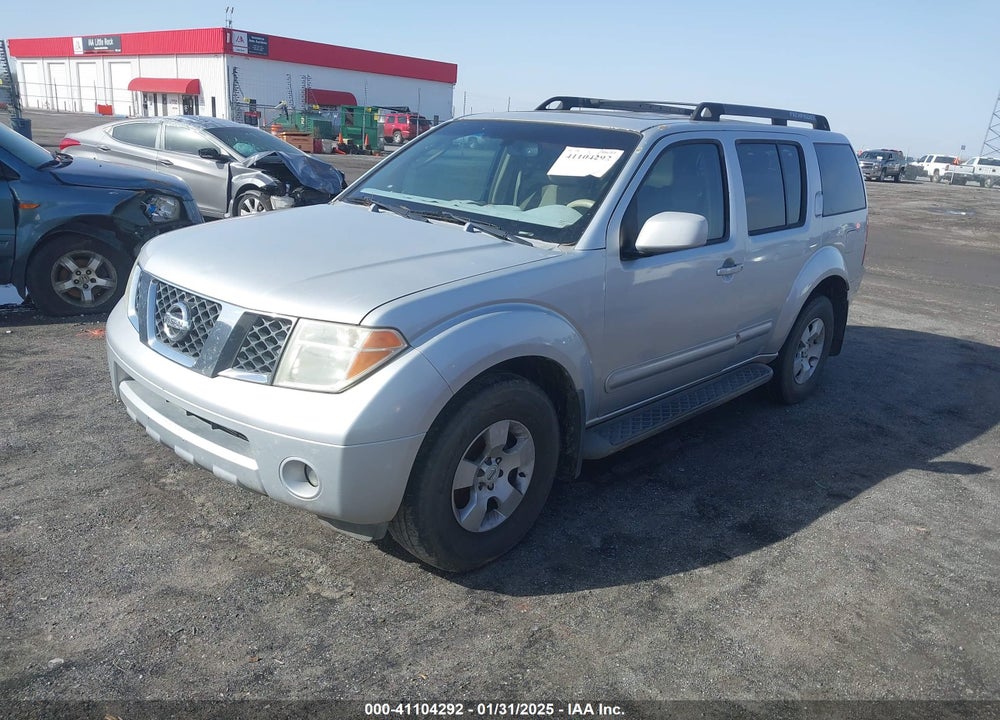 2006 NISSAN PATHFINDER SE VIN: 5N1AR18U26C682325