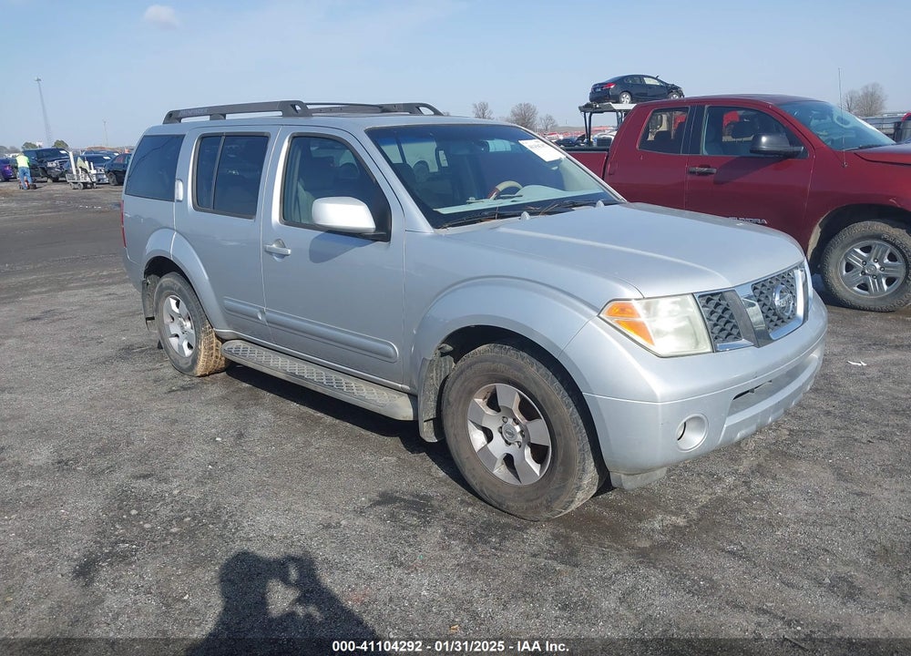 2006 NISSAN PATHFINDER SE VIN: 5N1AR18U26C682325