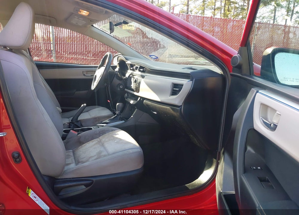 2014 TOYOTA COROLLA LE VIN: 5YFBURHE5EP100805