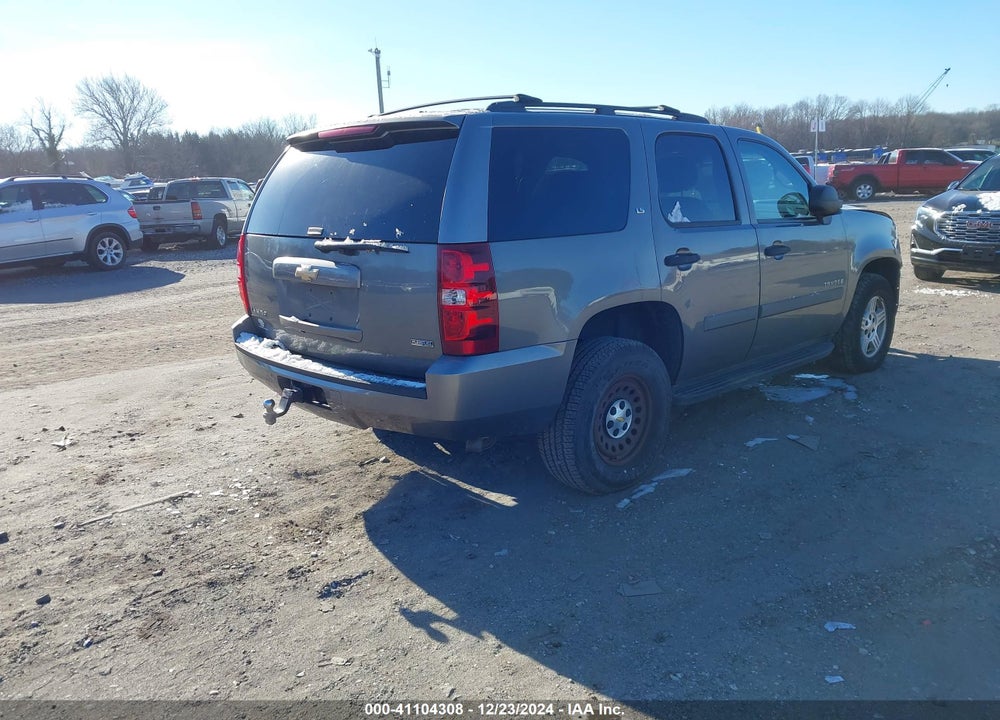 2008 CHEVROLET TAHOE LS VIN: 1GNFK13078J180838
