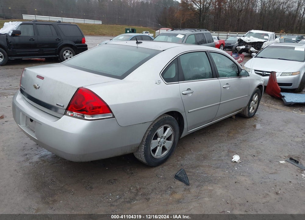 2008 CHEVROLET IMPALA LT VIN: 2G1WT58K781198590