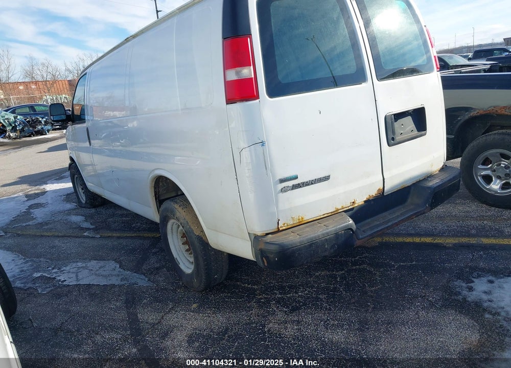2010 CHEVROLET EXPRESS 2500 WORK VAN VIN: 1GCZGFDA5A1136533