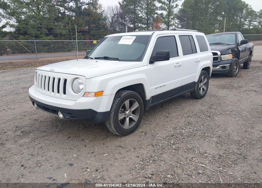 2016 JEEP PATRIOT HIGH ALTITUDE EDITION VIN: 1C4NJPFA6GD575119