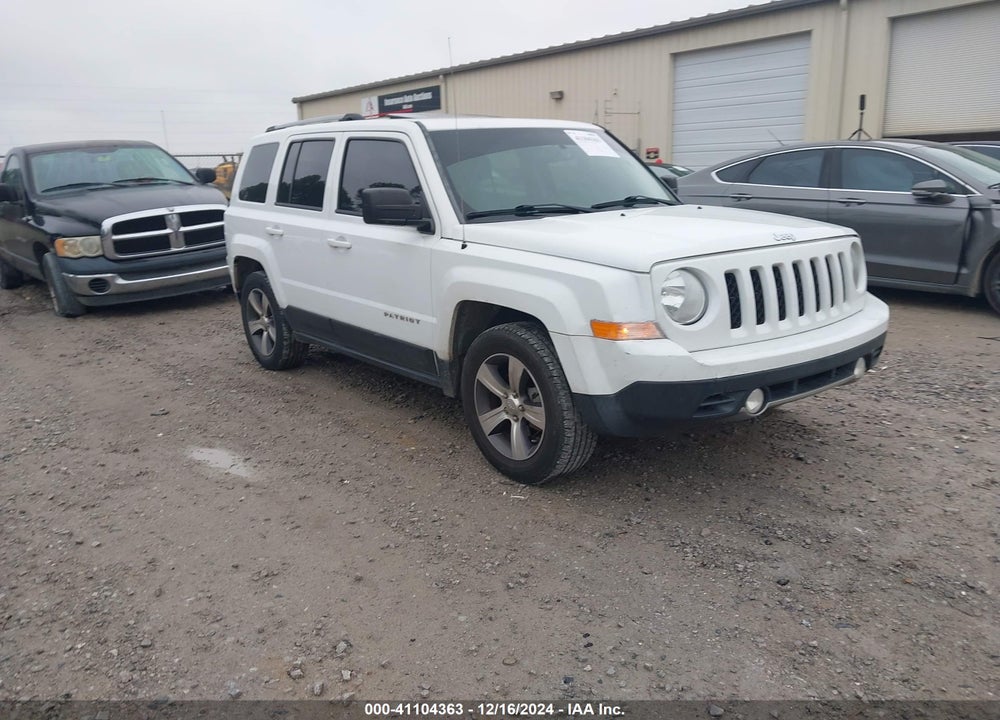 2016 JEEP PATRIOT HIGH ALTITUDE EDITION VIN: 1C4NJPFA6GD575119