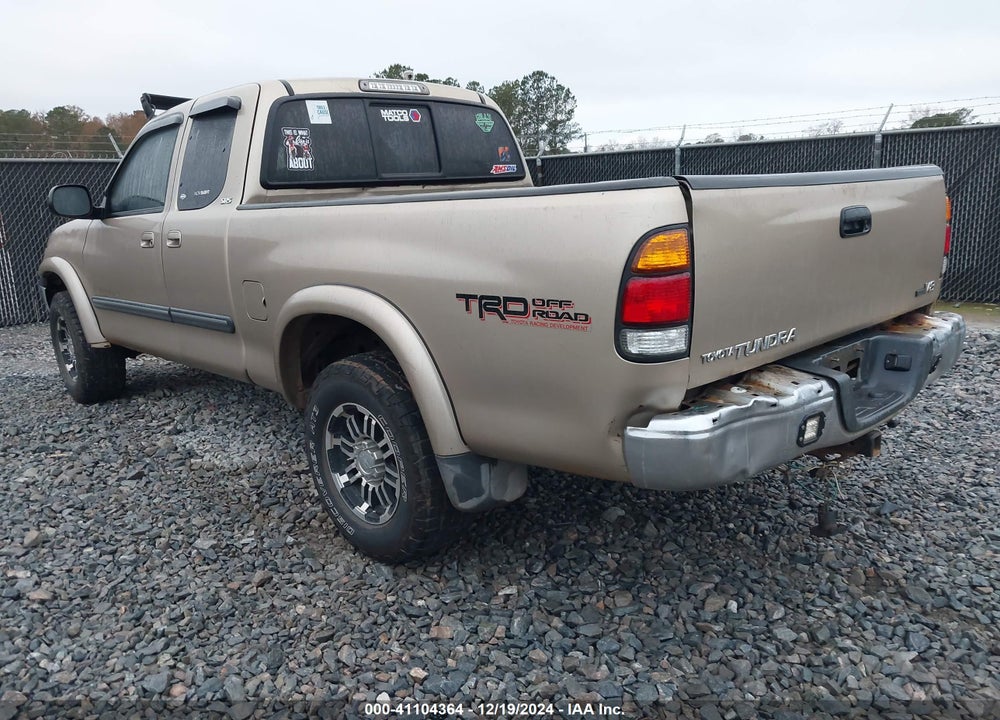 2003 TOYOTA TUNDRA SR5 V8 VIN: 5TBRT34163S358345