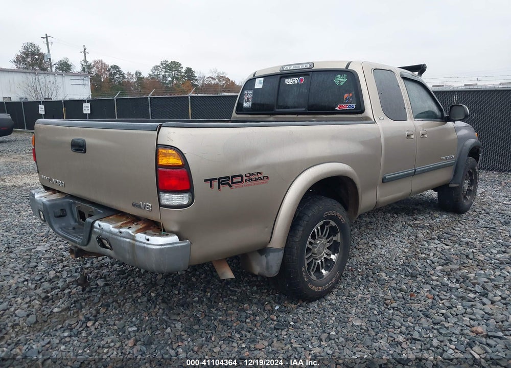2003 TOYOTA TUNDRA SR5 V8 VIN: 5TBRT34163S358345