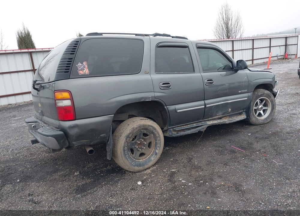 2001 CHEVROLET TAHOE LT VIN: 1GNEK13T11J317025