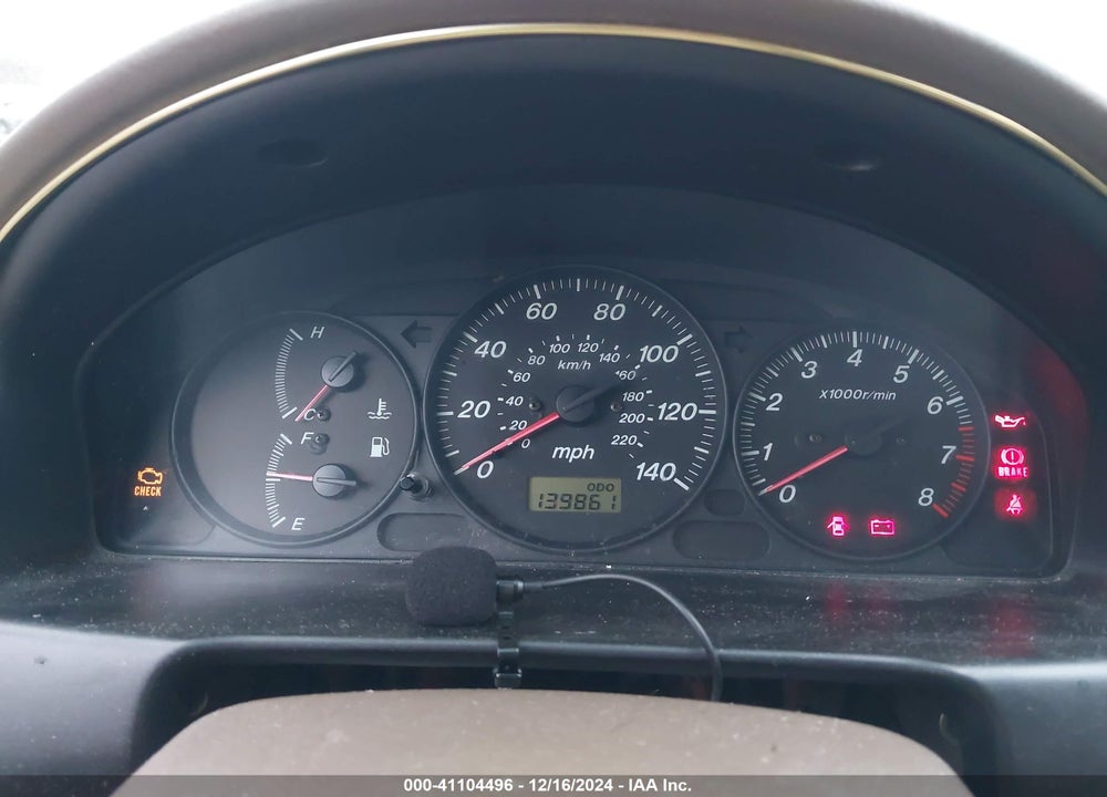 2000 MAZDA PROTEGE DX/LX VIN: JM1BJ2222Y0201958