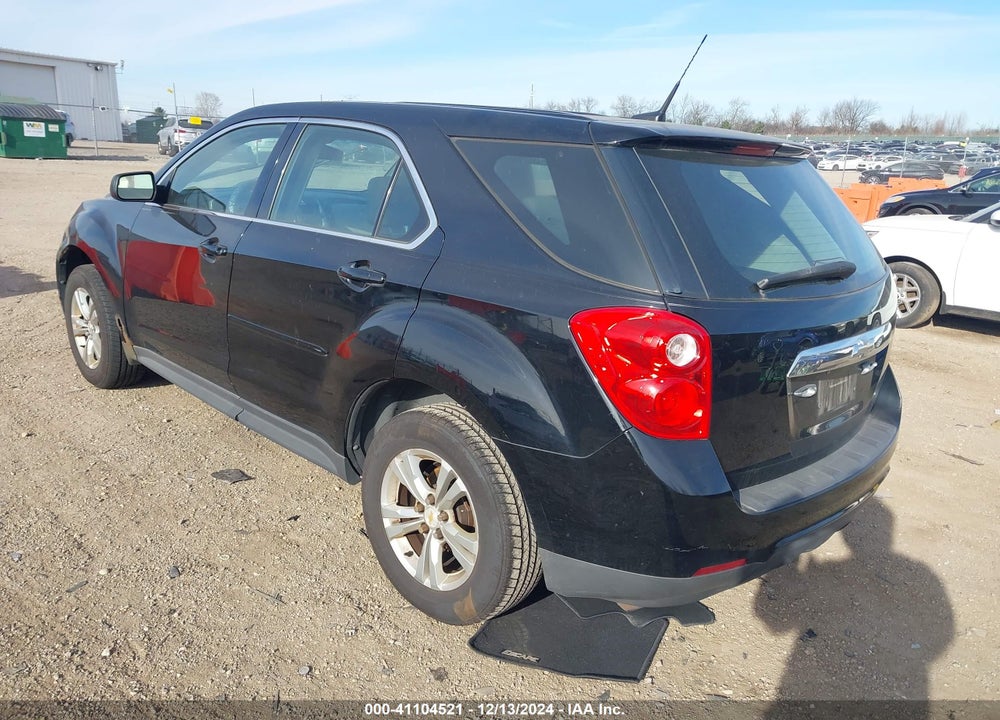 2011 CHEVROLET EQUINOX LS VIN: 2CNALBEC9B6214131
