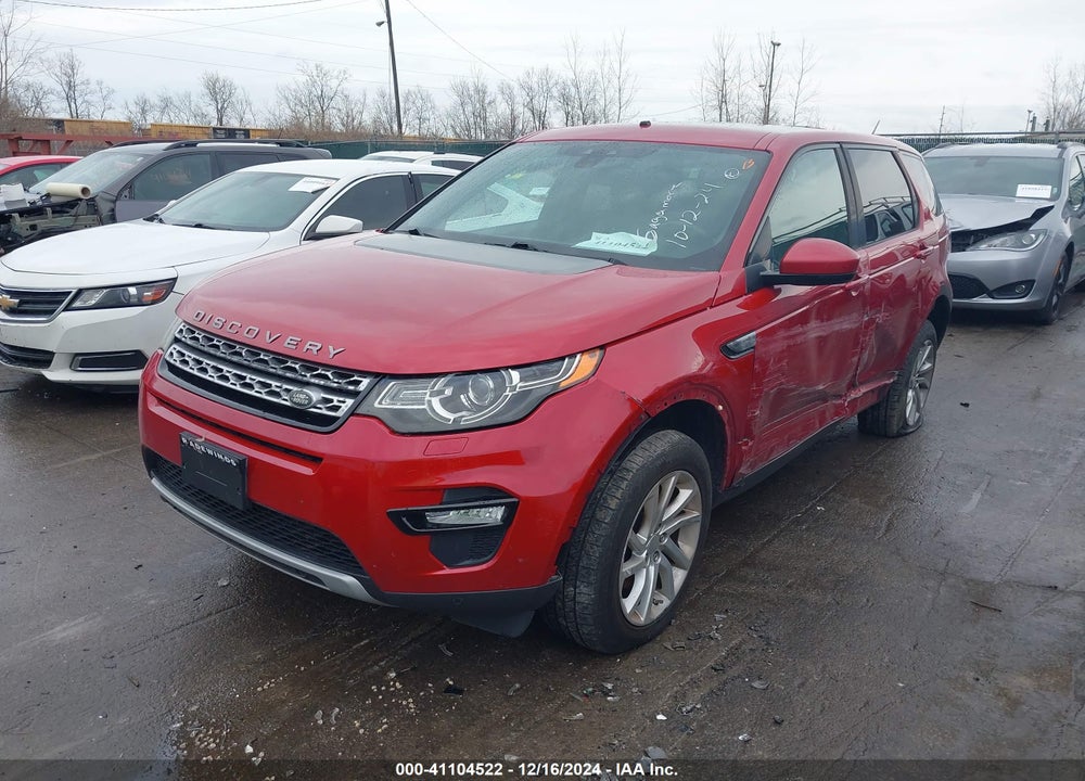 2016 LAND ROVER DISCOVERY SPORT HSE VIN: SALCR2BG6GH554351
