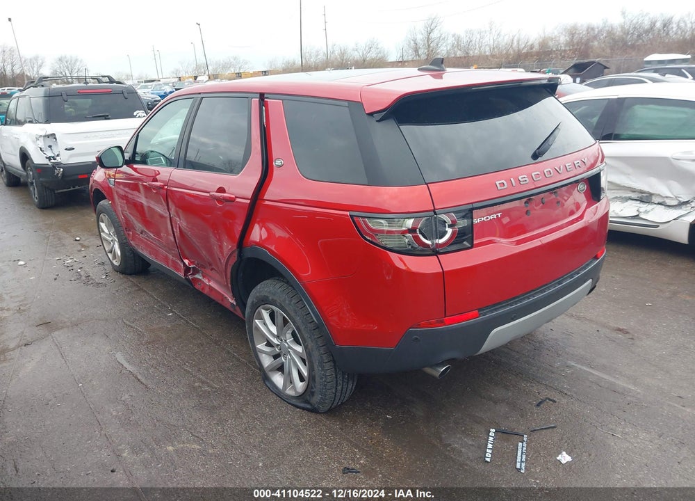 2016 LAND ROVER DISCOVERY SPORT HSE VIN: SALCR2BG6GH554351
